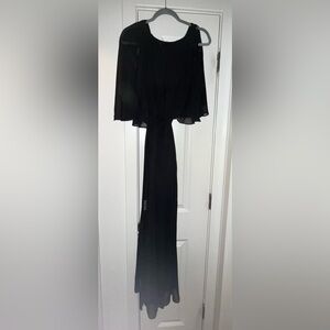 Chaus Black Maxi Jumpsuit